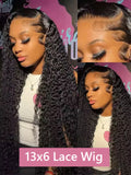 Deep Wave Human Hair Wig | 13x6 HD Lace, 220% Density