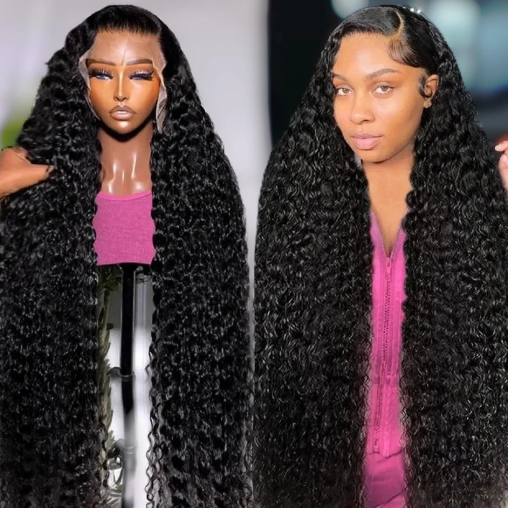 Natural Black Deep Wave Human Hair Wig