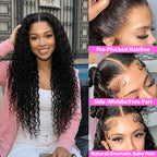 Deep Wave Human Hair Wig | HD Lace, 250% Density