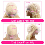 613 Blonde Straight Human Hair Wig | HD Lace, 220% Density