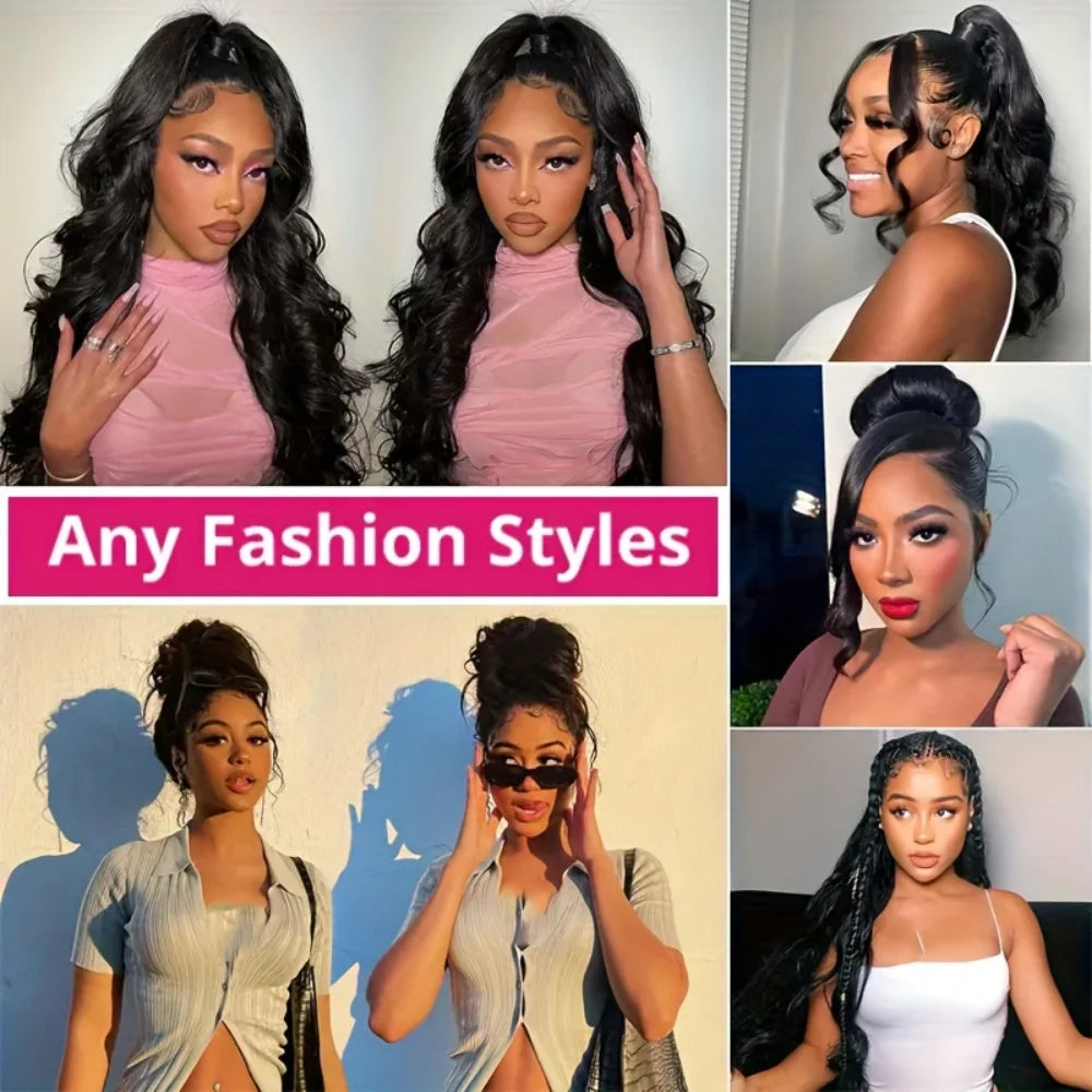 Body Wave Human Hair Wig | 360 HD Lace, 250% Density