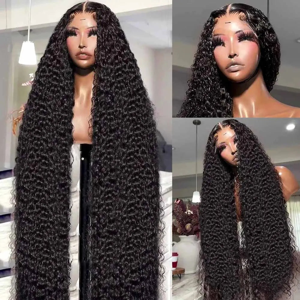 Kinky Curly Human Hair Lace Front Wig | 250% Density