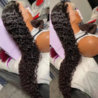 Kinky Curly Human Hair Lace Front Wig | 250% Density