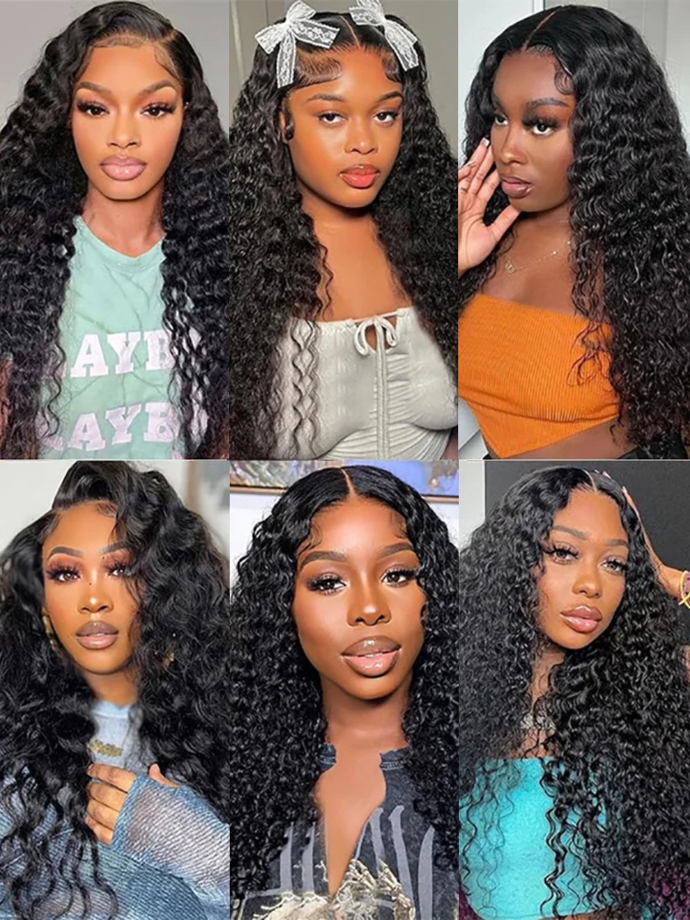 Deep Wave Human Hair Wig | 13x6 HD Lace, 220% Density