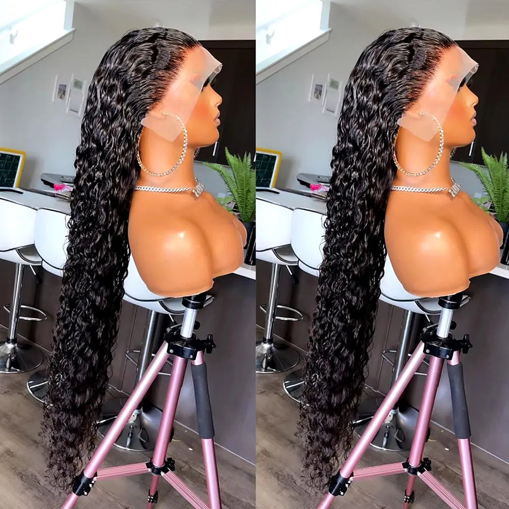 Kinky Curly Human Hair Lace Front Wig | 250% Density