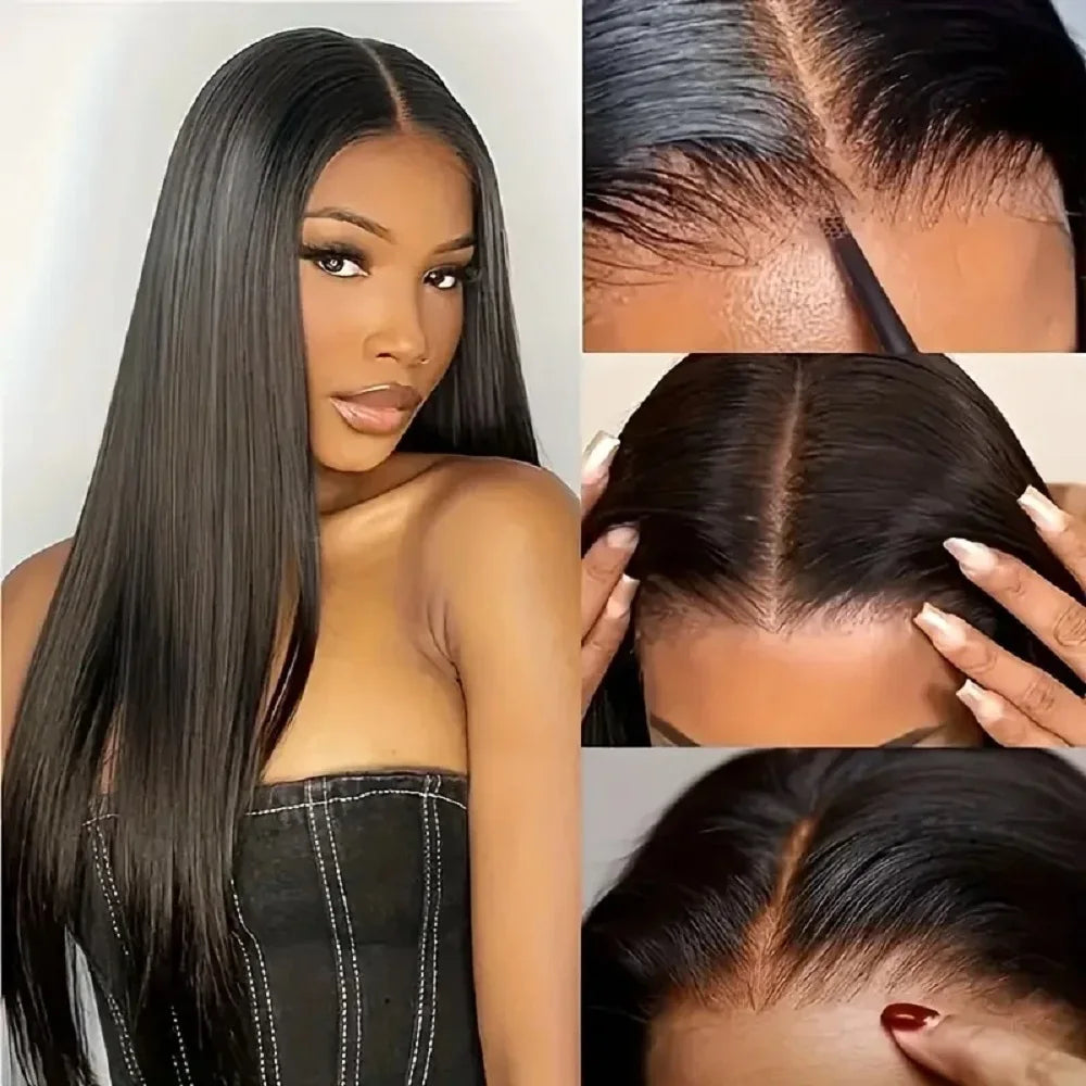 Straight Glueless Human Hair Wig | 7x6 HD Lace
