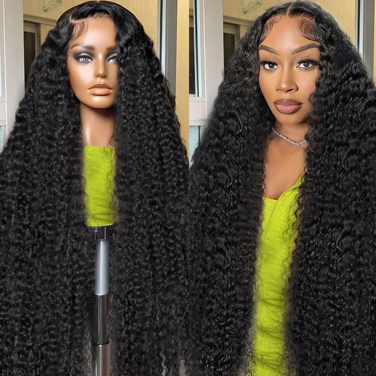 Glueless Deep Wave Human Hair Wig | HD Lace